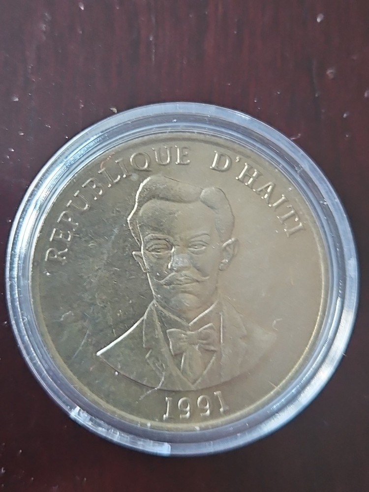 Haiti 50 Centimes Coin 1991 UNC