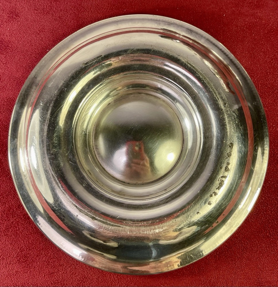 Silver Pitcherr & Saucer Aesthetic Movement - Engraved Grape & Leaf Design