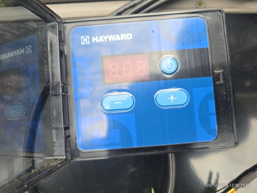 Hayward Heat Pump HP31005T Control Panel