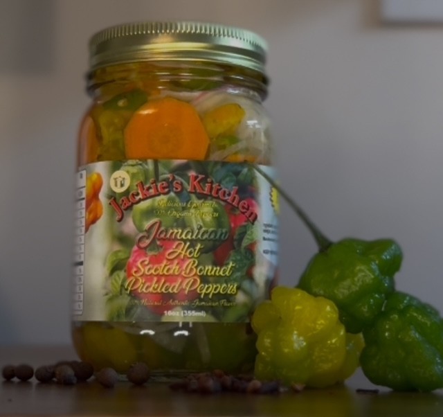 Jamaican Hot Scotch bonnet peppers.