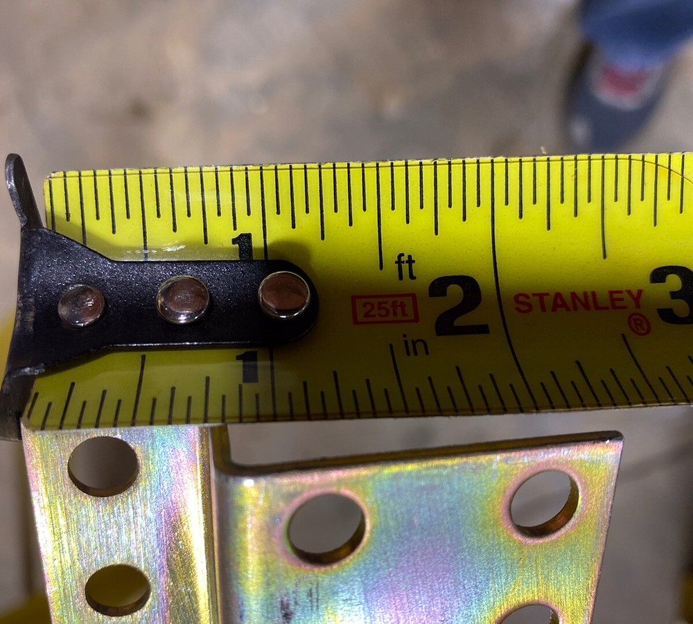 2 - MOUNTING RACK RAILS USED CONDITION 78.75” LONG