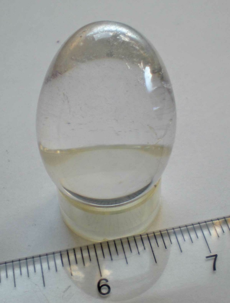 Clear Quartz Egg Carving Brazil sc1074