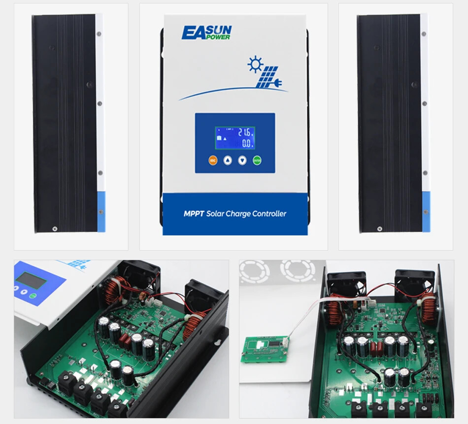 80A 100A MPPT Solar Panel Regulator Battery Charge Controller 12V 24V 36V 48V