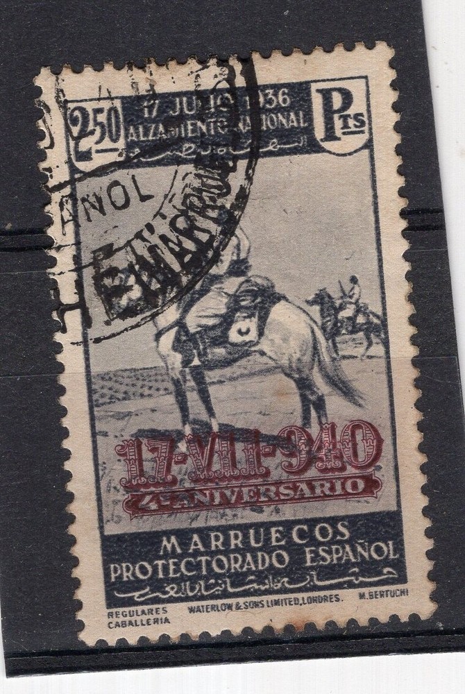 SPAIN MOROCCO, YV # 318 "O" USED