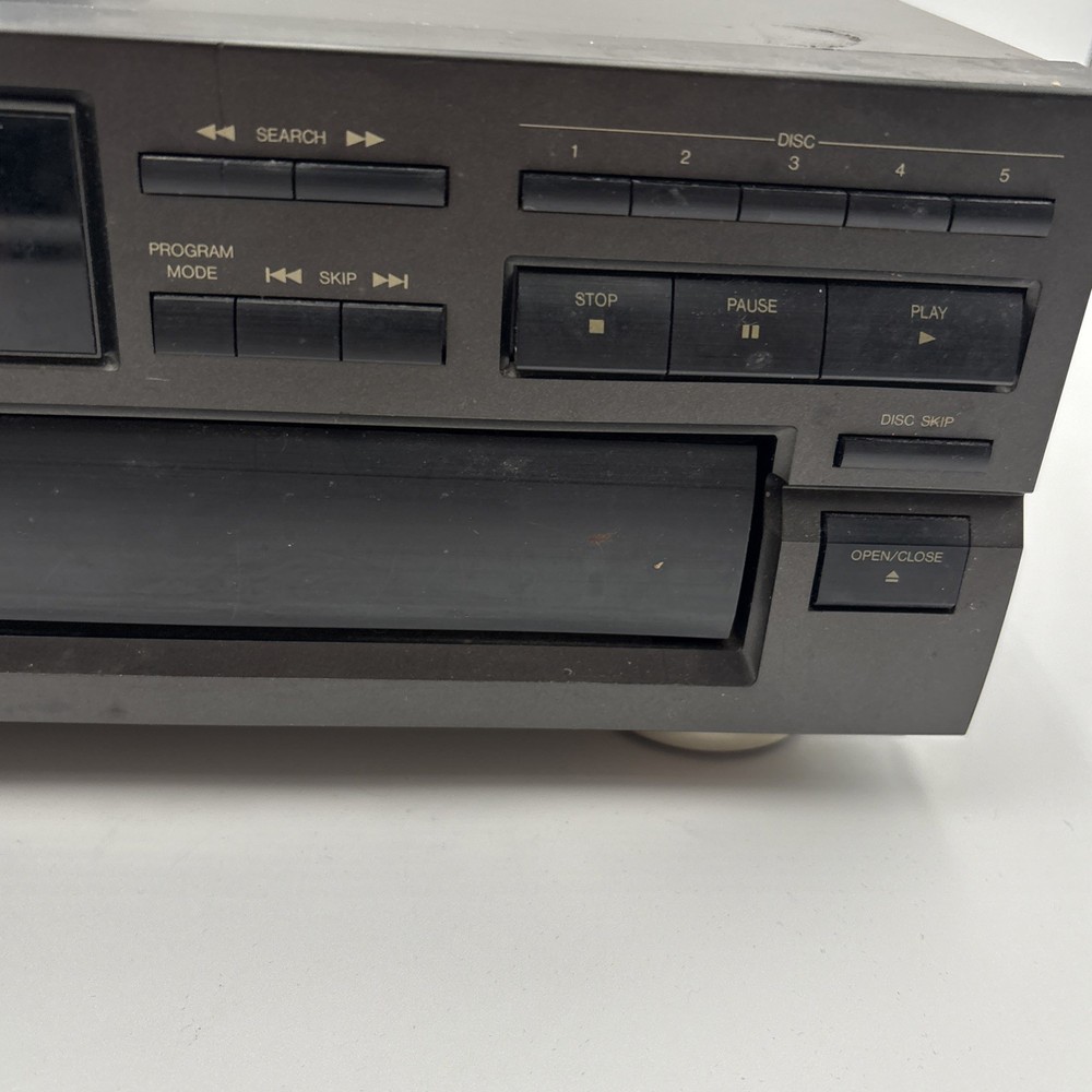 Technics SL-PD627 MASH Compact Disc Changer - 5 Disc - Black - Tested Working