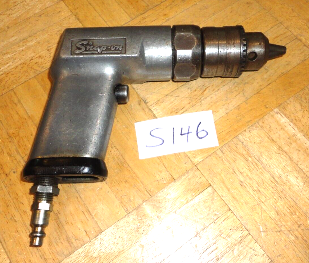SNAP-ON TOOLS 1/2 SIZE CHUCK AIR DRILL WORKS GREAT PD3