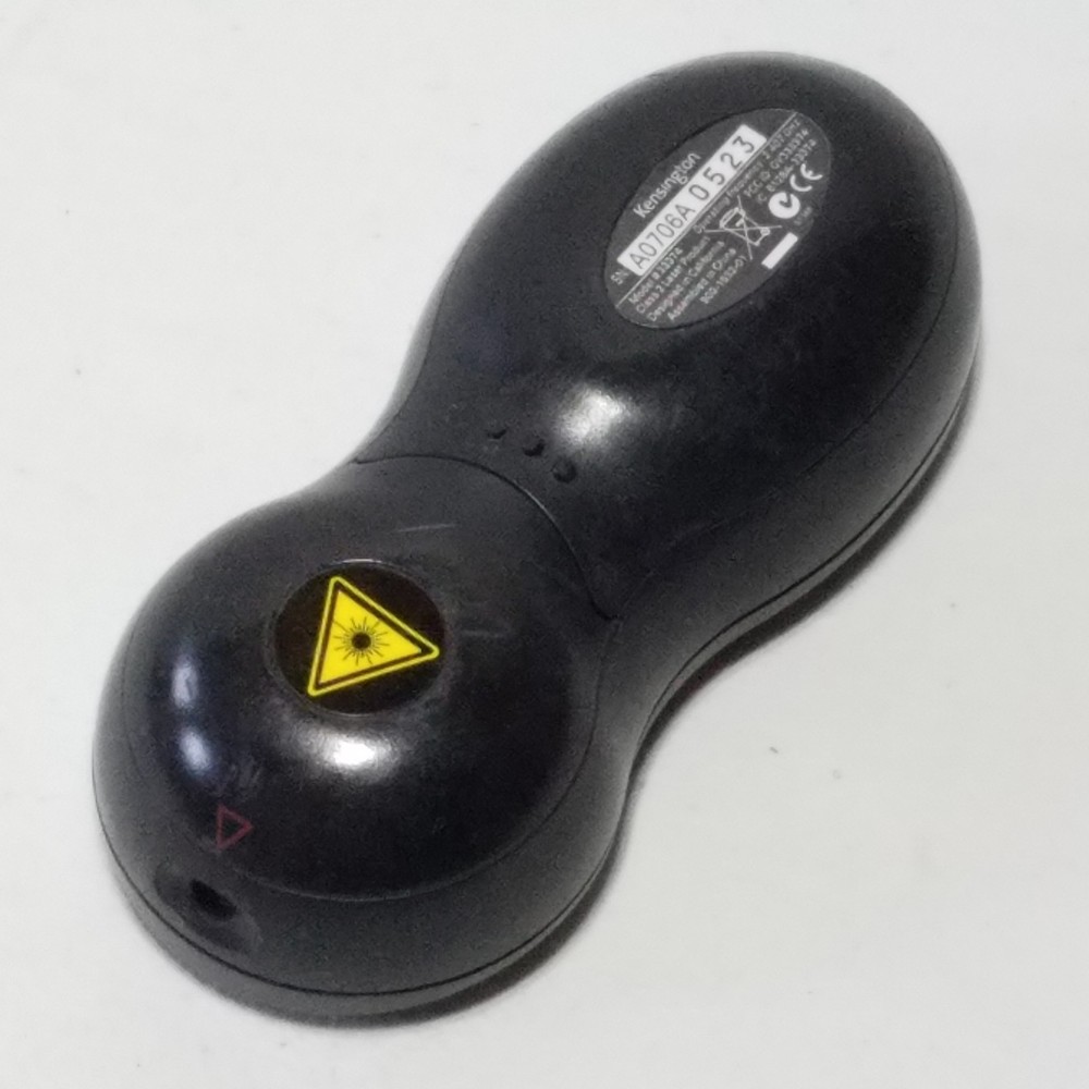 Kensington 33374 Black Handheld Presenter Laser Pointer Remote Control