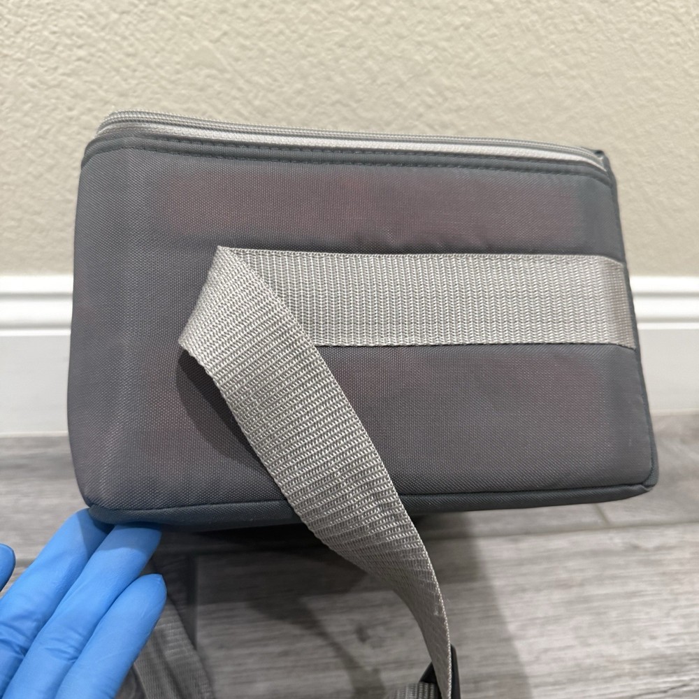 Gray Case Logic CD Carry Bag with Strap - 28 CD Case Holder