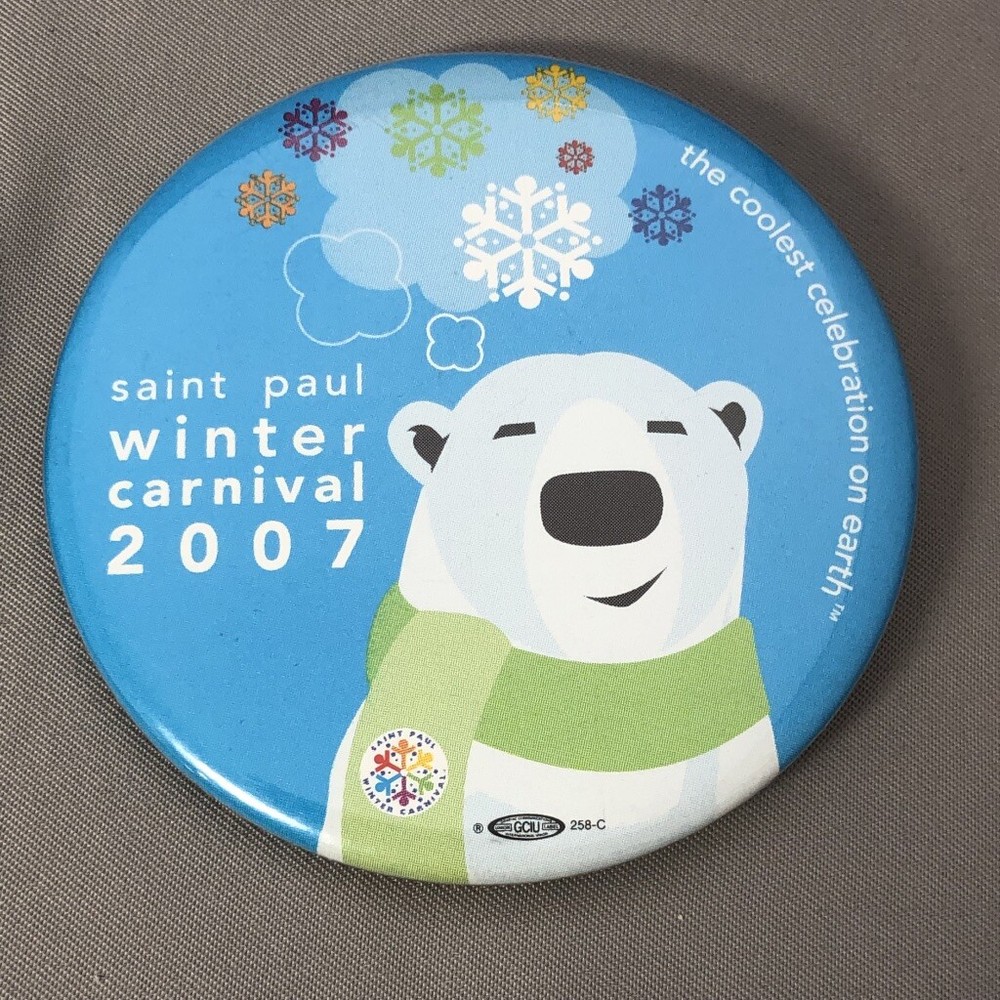 2000 & 2007 SAINT PAUL WINTER CARNIVAL Minnesota PIN