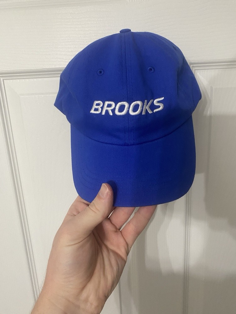Brooks Running Cap Hat BOCO Gear Cotton Polyester Exercise Lets Run There Unisex