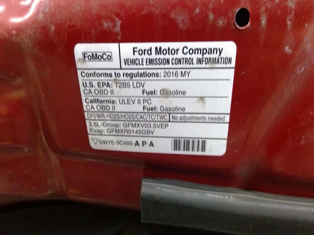 EXPLORER 2016 Transmission Shift 987763