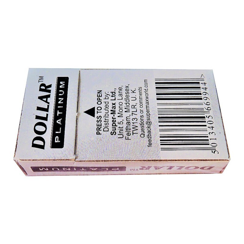 Dollar Platinum Super Stainless Razor Blades 10 Pack