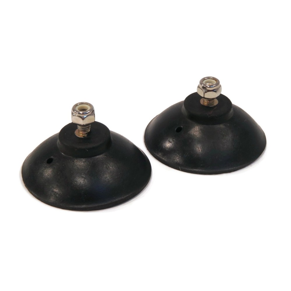 Reacher Rubber Cup Tips with Locknuts for Picking Up Trash & Debris While Mowing