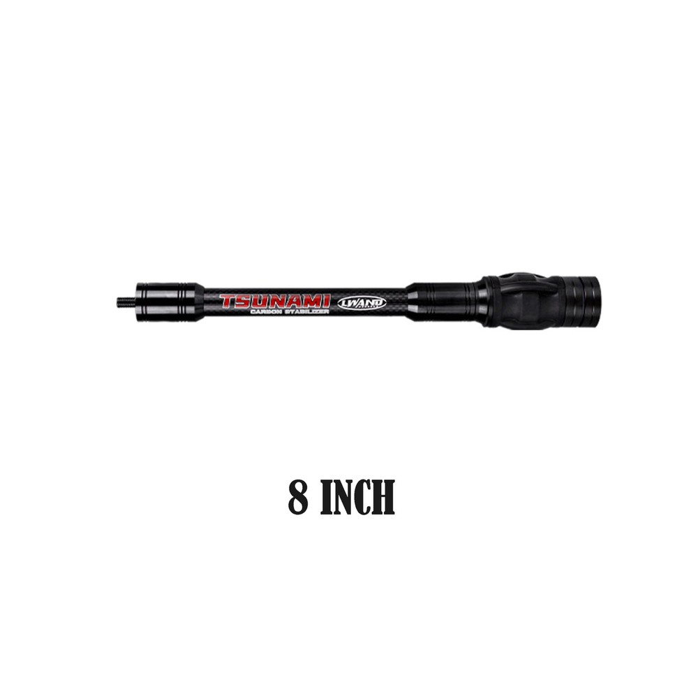 Archery Compound Bow Stabilizer Bar 6" 8" 10" 12" Adjustable Stabilizer for V...