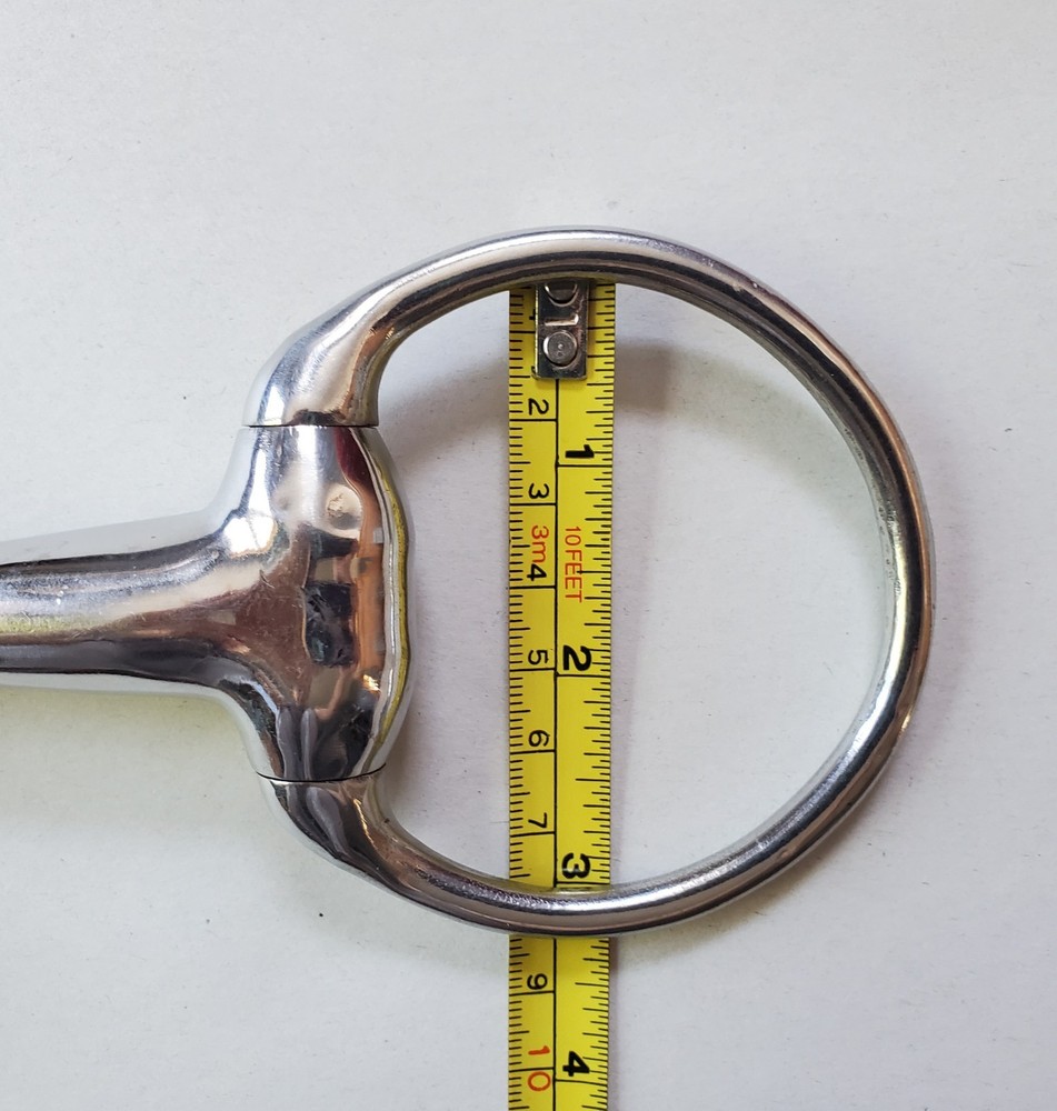 Eggbutt Snaffle Single Jointed Hollow Thick Mouth 5.5