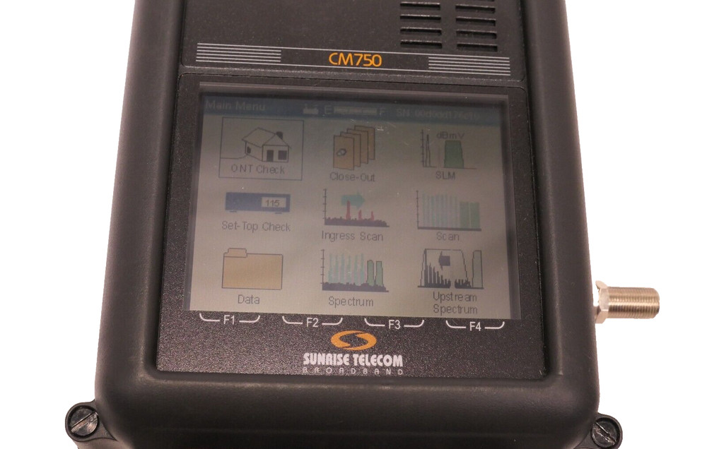 Sunrise Telecom CM750 Analog & Digital SLM Network Analyzer