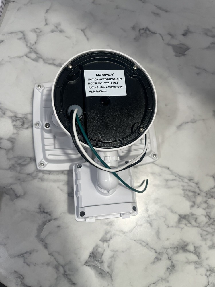 Read Details! LEDPOWER LED security light motion sensor Multi-angle Adjustable