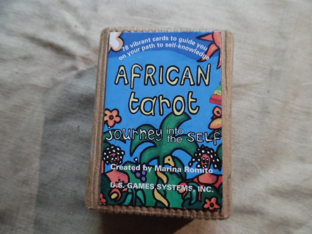 Rara African Tarot Cards In Corrugated Box Version Second Printing