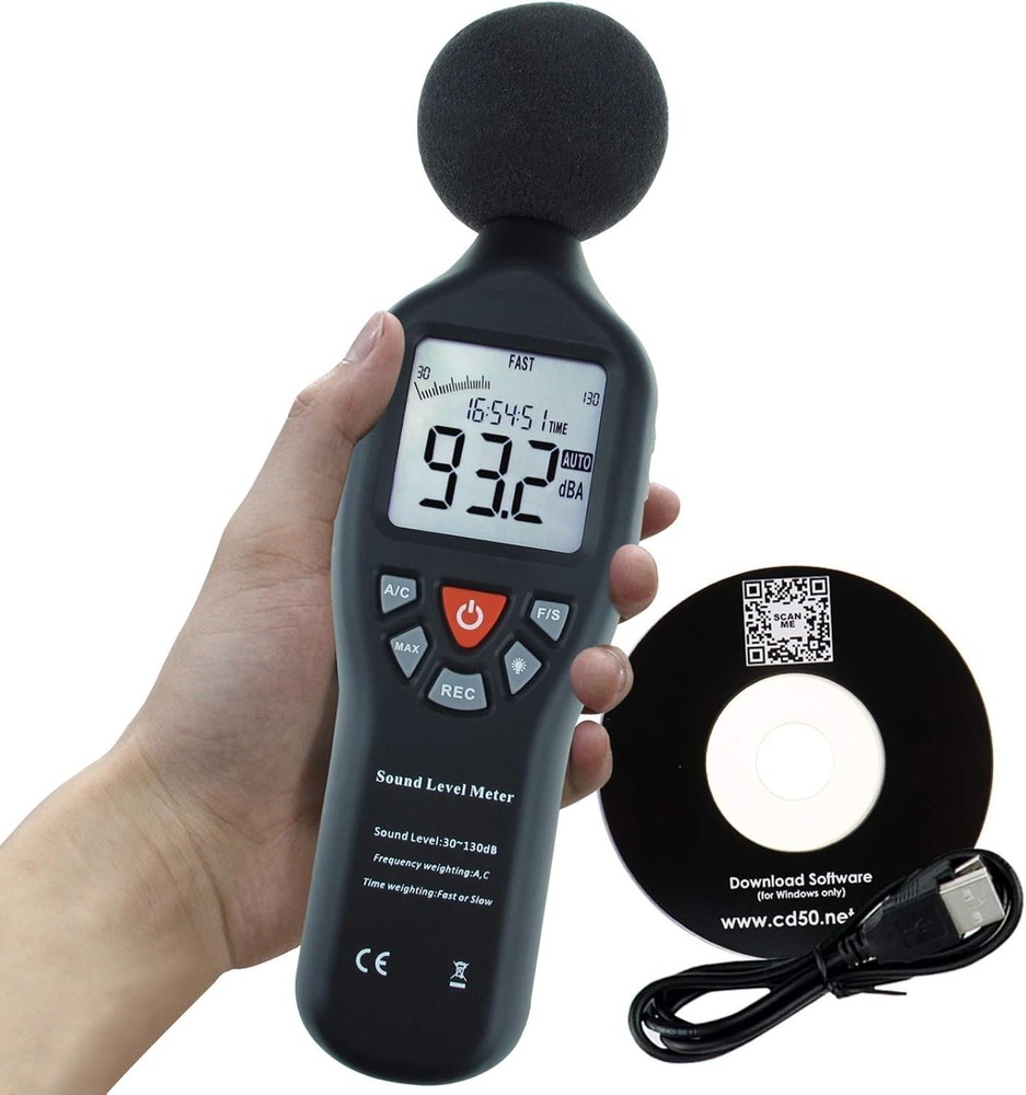 Decibel Meter Sound Level With Data Record Function