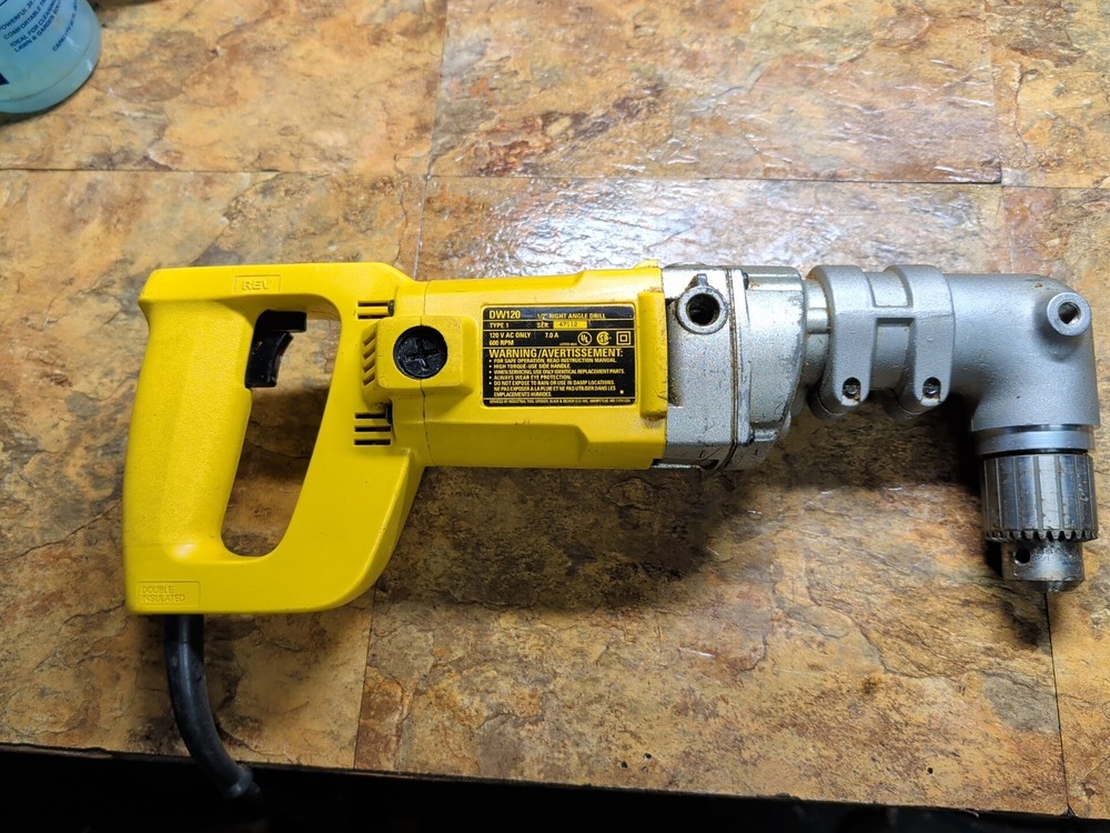 Dewalt DW120 1/2" Right Angle Drill with Case