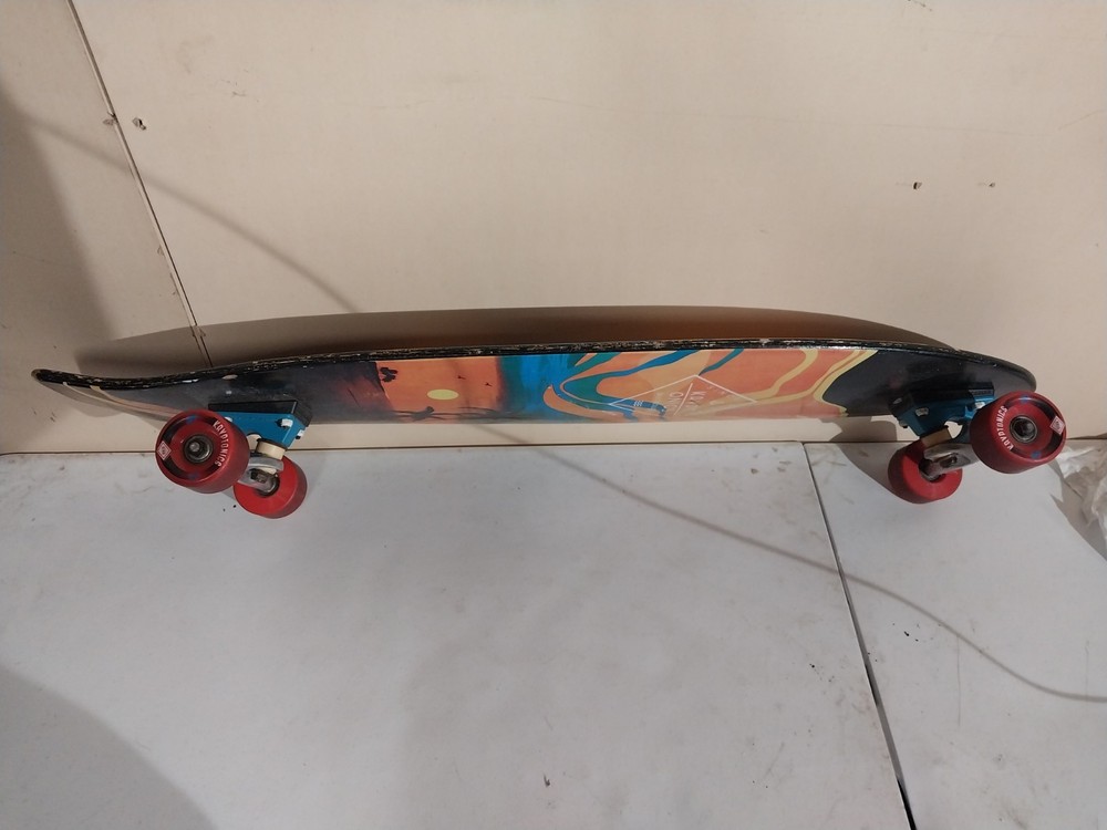 KRYPTONICS Beach Ocean Sun Down skateboard "SINCE MCMLXV" longboard - 36" Long