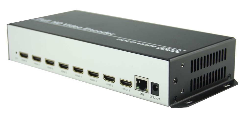 8CH HDMI Encoder H.264 Video Encoder For RTMP/RTSP/HTTP/UDP IPTV Live Streaming