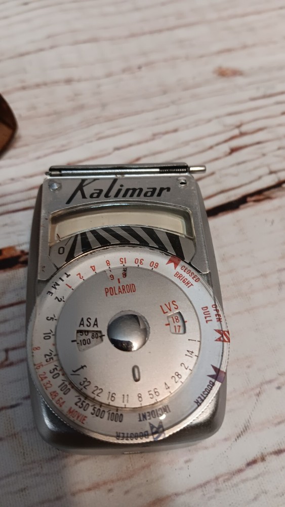 Vintage Kalimar Exposure Meter Model A-1 with Leather Case