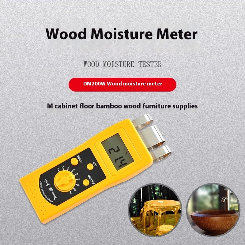 Digital Fabric Leather Textile Moisture Meter Moisture Content Measuring Tools