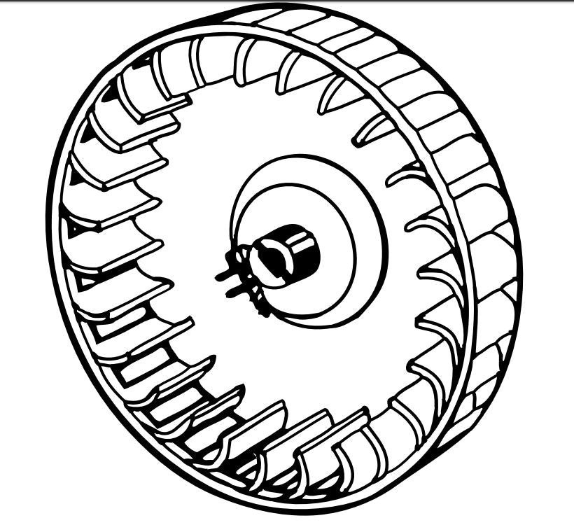 SUBURBAN 350208 WHEEL COMB AIR