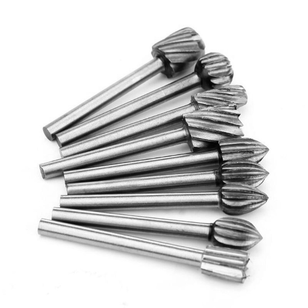 20Pcs Diamond Burr Bits Drill Set Rotary Multi Tool Accessories Kit For Dremel