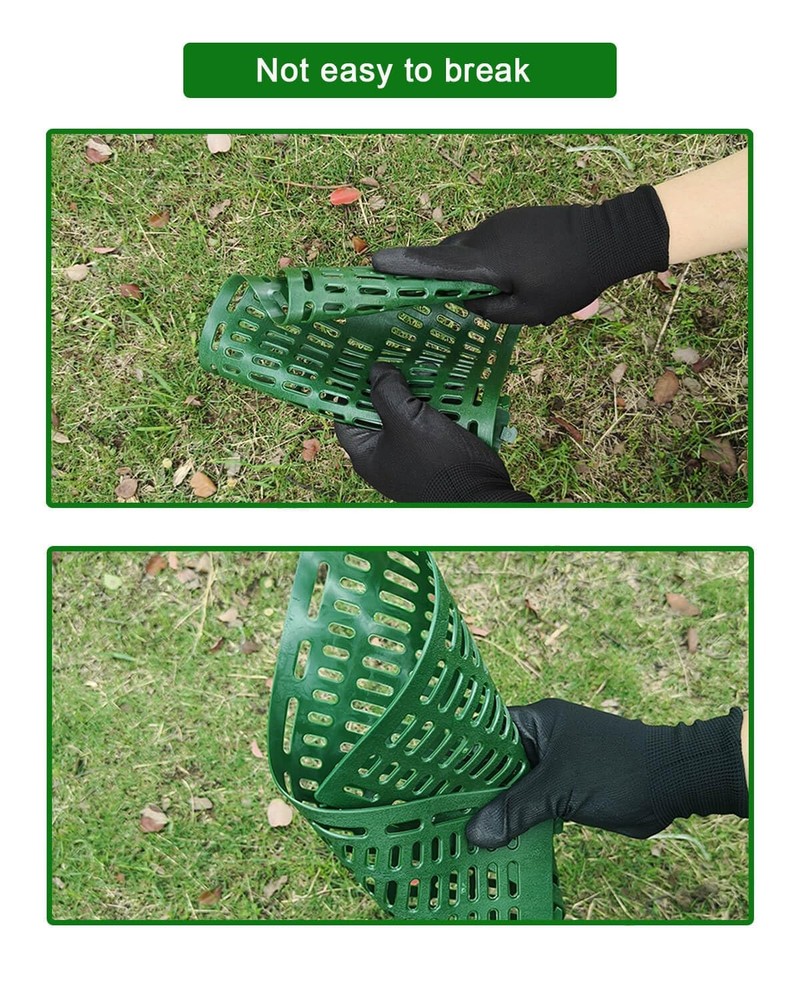6 PCS Tree Trunk Protector Guard Splicable Bark Breathable Wildlife Shield