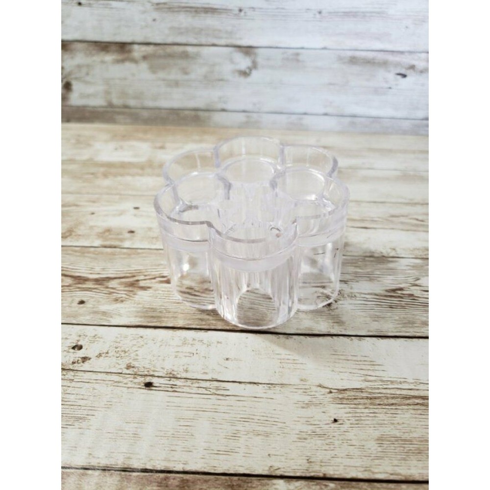 Cosmetic Holder - Clear Plastic - Used