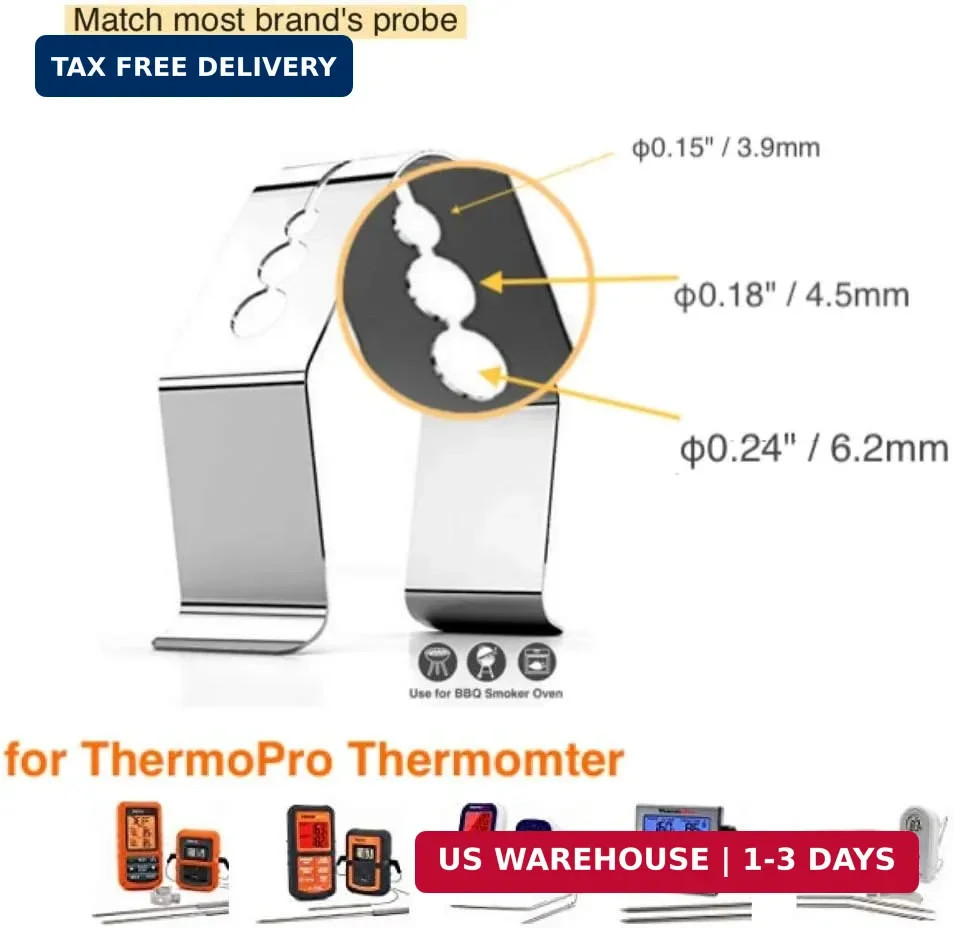 CLORY 4pcs Replacement Thermopro Maverick Temperature Reading Thermometer Grill