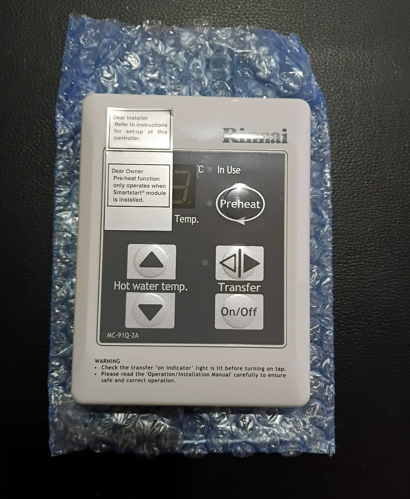 Rinnai MC91Q2A (Universal Controller) Remote Control x 2 Brand New