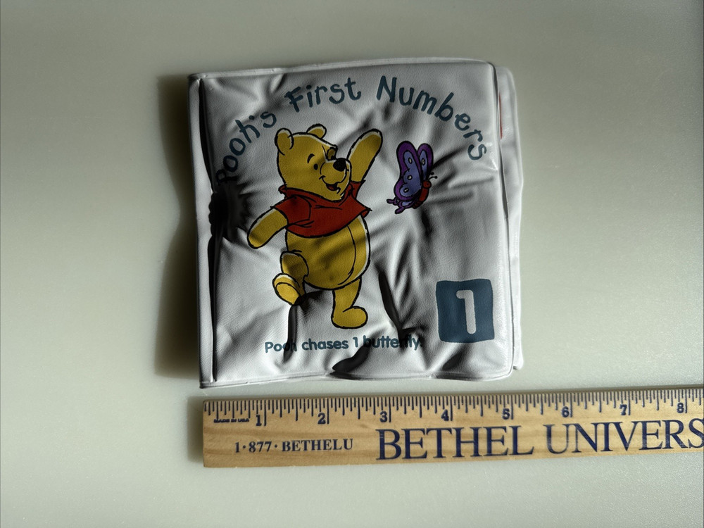 Winnie The Pooh's First Numbers Soft Bath Book Plastic