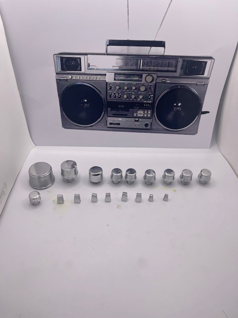 Ghetto Blaster/M90/Replica Knobs & Levers/ Updated in True Chrome finish