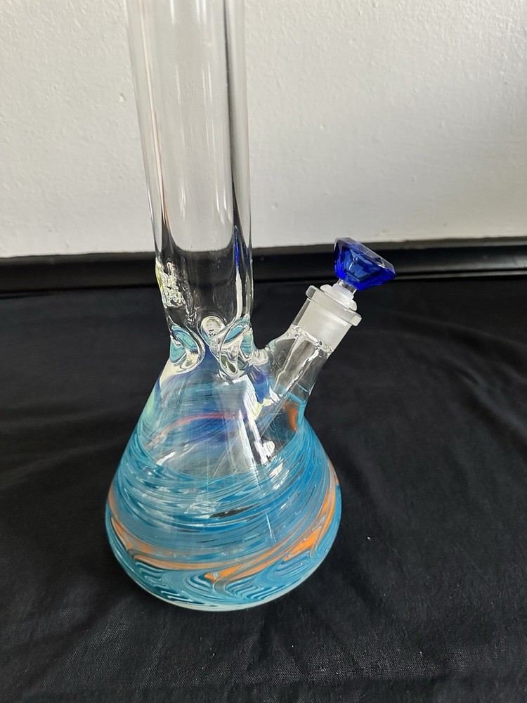 33” Hookah Water Pipe Beaker 9mm Glass