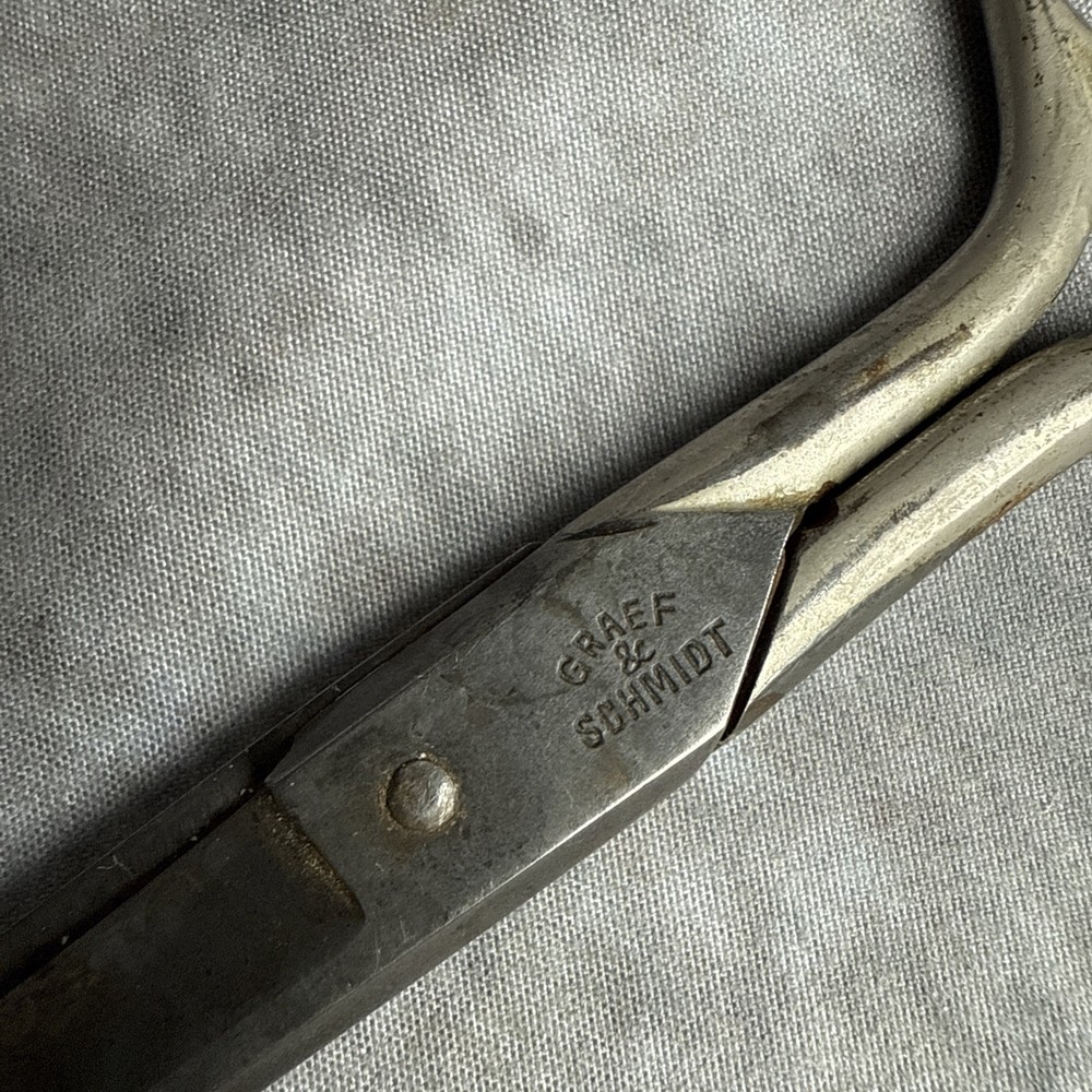Henckels Iron Works Germany Graef & Schmidt Scissors Shears 6”