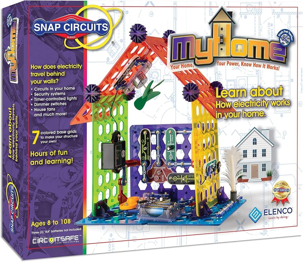 Color-Coded Electronics Building Kit for Kids - Fun STEM Learning 8 +