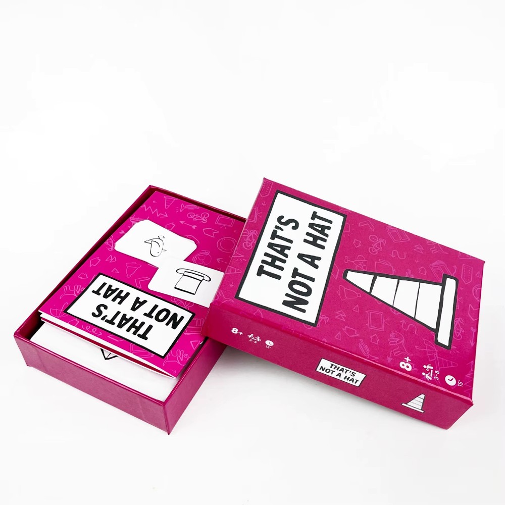3x That's Not a Hat - Fun Bluffing & Memory Party Game for All Ages Components
