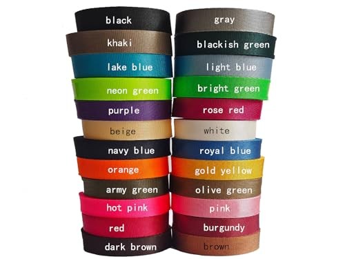 Nylon Webbing Strap for Backpack,Cargo Strap,Pet Leash 3/4 Inch Pink
