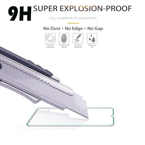 (3 Pack) Compatible for BLU View 4 (B135DL) Screen Protector Tempered