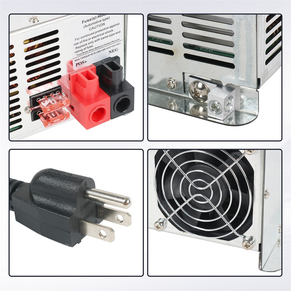 65 Amp Power Converter Charger For RV Trailer Camper WF-9800 WF-9865