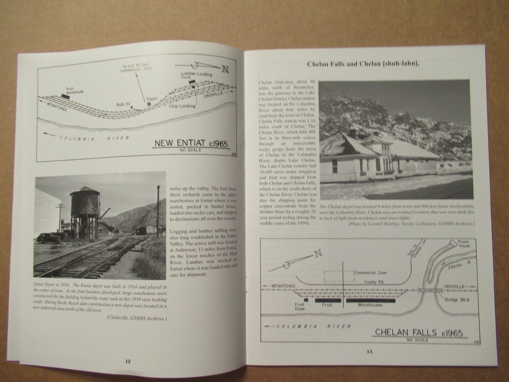 Great Northern Reference Sheet 380 Wenatchee-Oroville Line