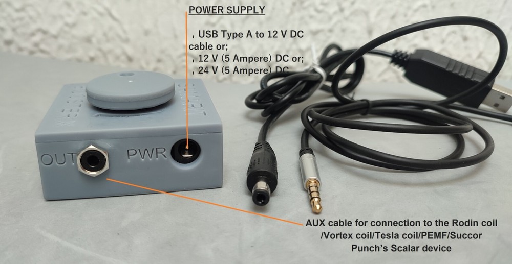 Samarit Booster X Frequency Generator Set with Vortex Coi differen turns colors