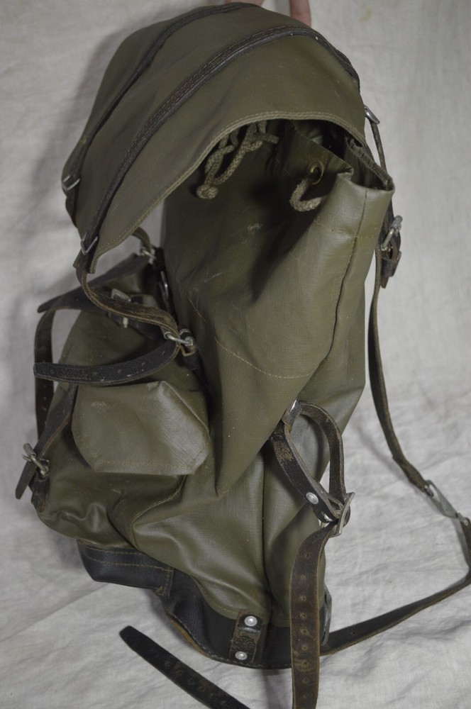 Swiss Military Surplus Rubberized Waterproof  Rucksack/Backpack