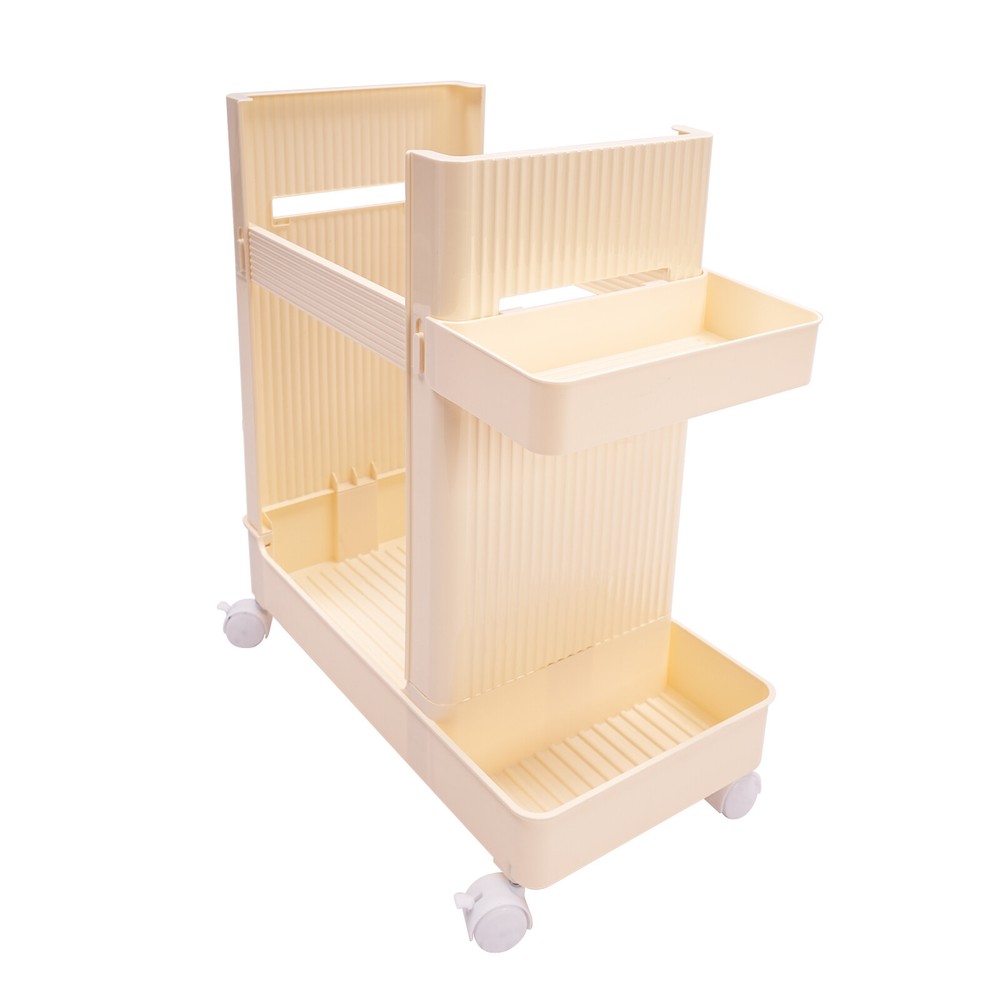 Multi-functional Storage Stand w/Wheels Rolling Workout Equipment Storage Rack