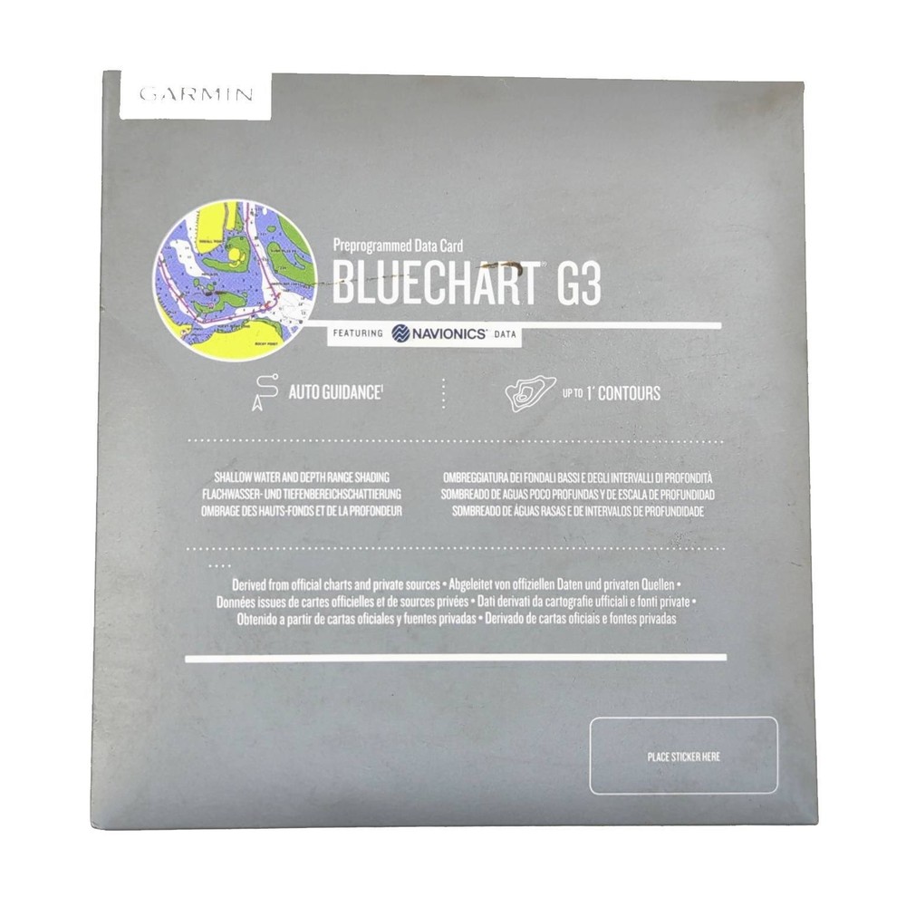 Garmin 010-11331-04 BlueChart g3 SD/Micro-SD Chart Map Americas Regular Blank