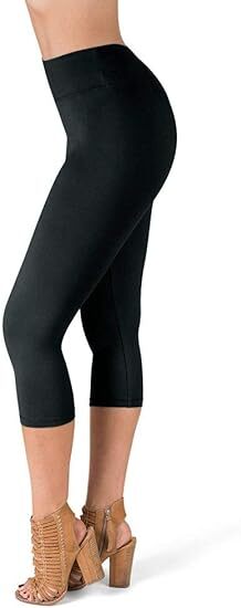 Satina Womens High Waisted Capri (Plus Size)