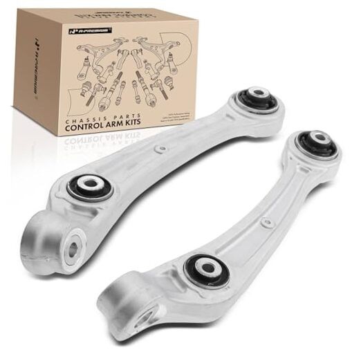 2 x Front Forward Lower Control Arm, with Bushing, Compatible with Audi A4